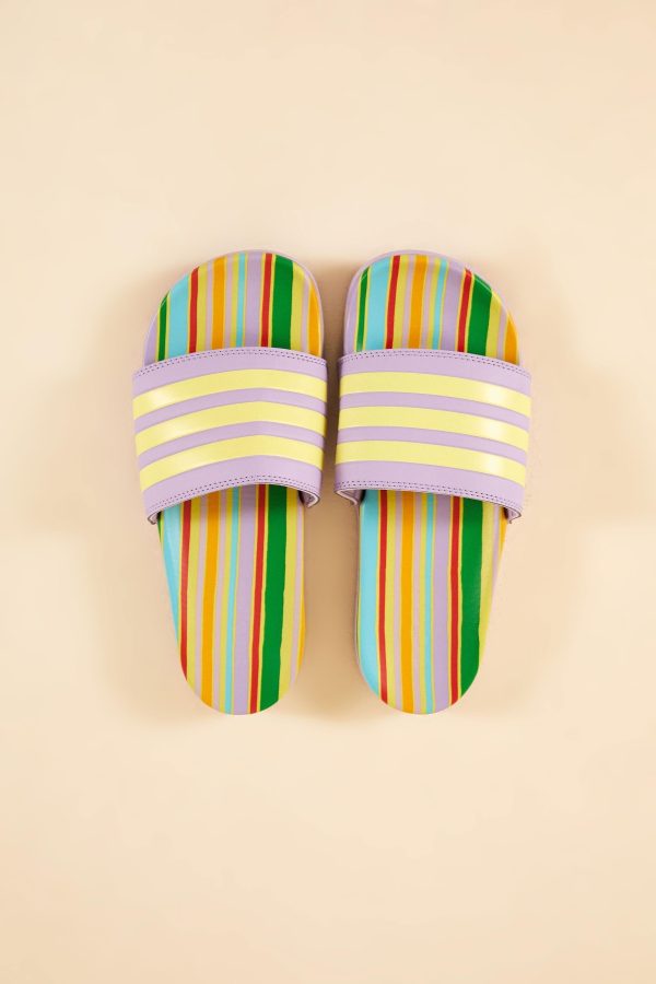 Adilette Adidas Handmade Stripes Pastel - Image 3