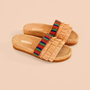 Sandal Beaded Fringe