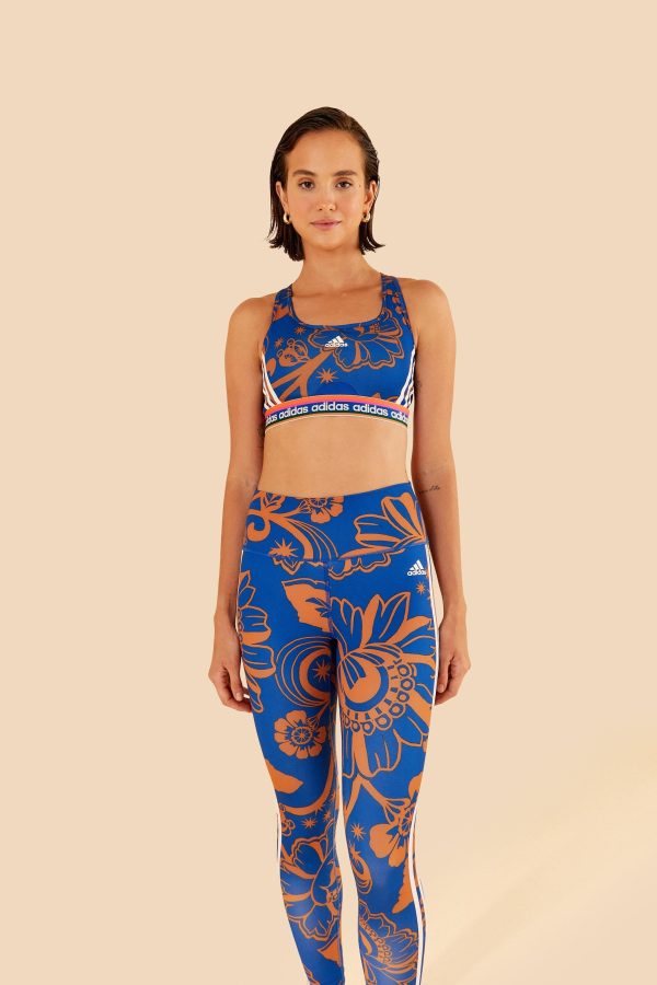Legging Adidas Estampada Boho Flower Royal - Image 2