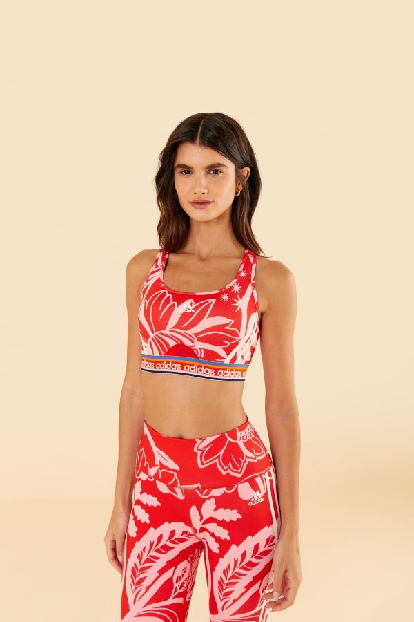 Top Adidas Estampado Boho Flower Bahia Magenta