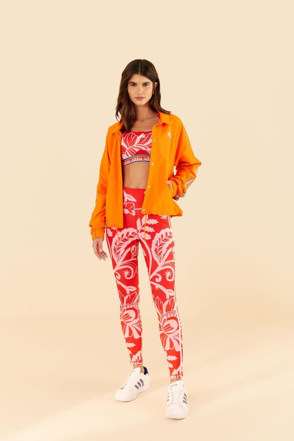 Legging Adidas Estampada Boho Flower Magenta