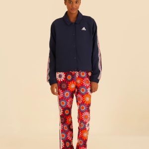 Calça Flare Adidas Estampada Sunny Day Vivid Red