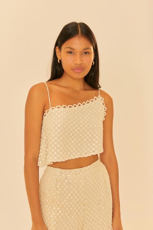 Top Cropped Estampado Novo Ano