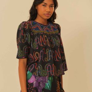 Blusa Estampada Nii Puyauma