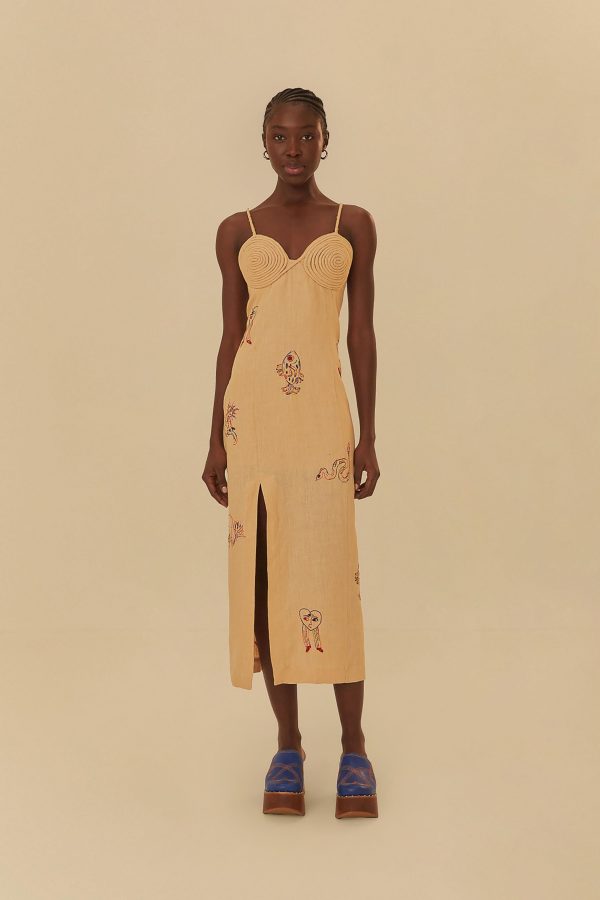 Vestido Bordado Surreal