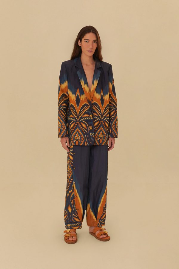 Blazer Oversized Rebites Estampado Alba - Image 2