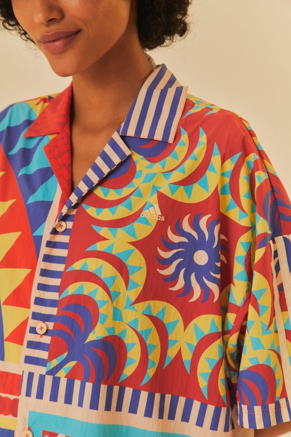 Camisa Adidas Solar Kaleidoscope Azul - Image 3