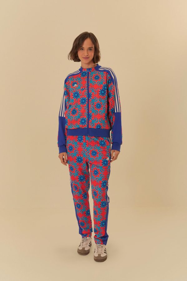 Calça Adidas Palm Flower Azul