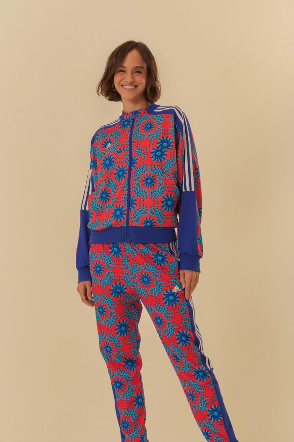 Calça Adidas Palm Flower Azul - Image 2