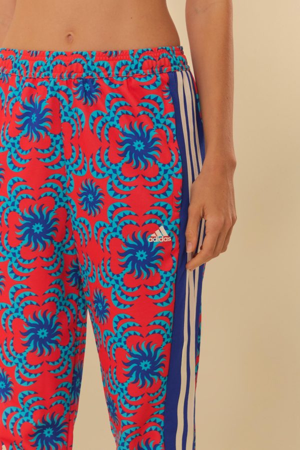 Calça Adidas Palm Flower Azul - Image 3