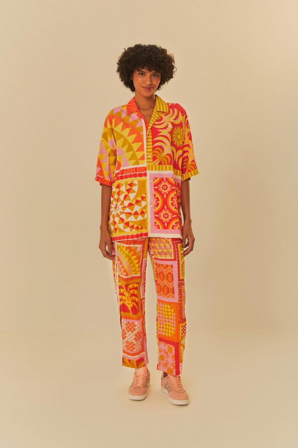 Camisa Adidas Solar Kaleidoscope Rosa - Image 2