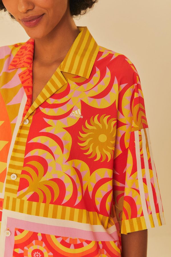 Camisa Adidas Solar Kaleidoscope Rosa - Image 3