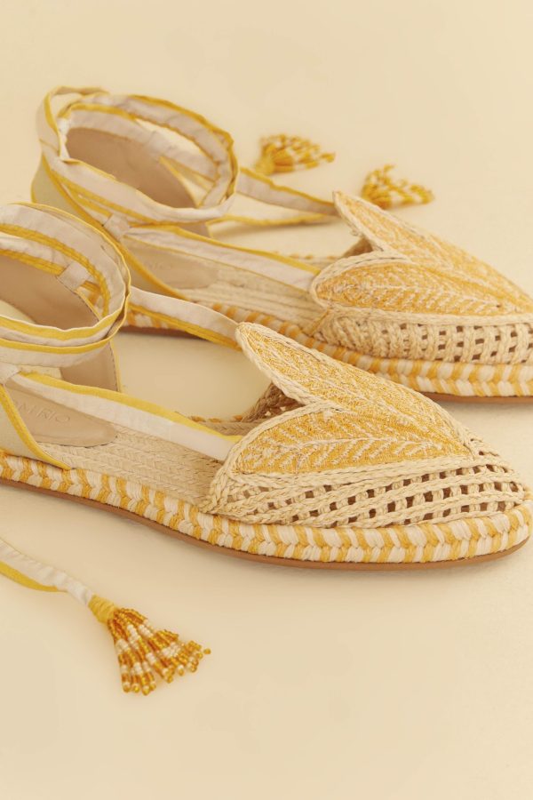 Sand Espadrille Flat - Image 2