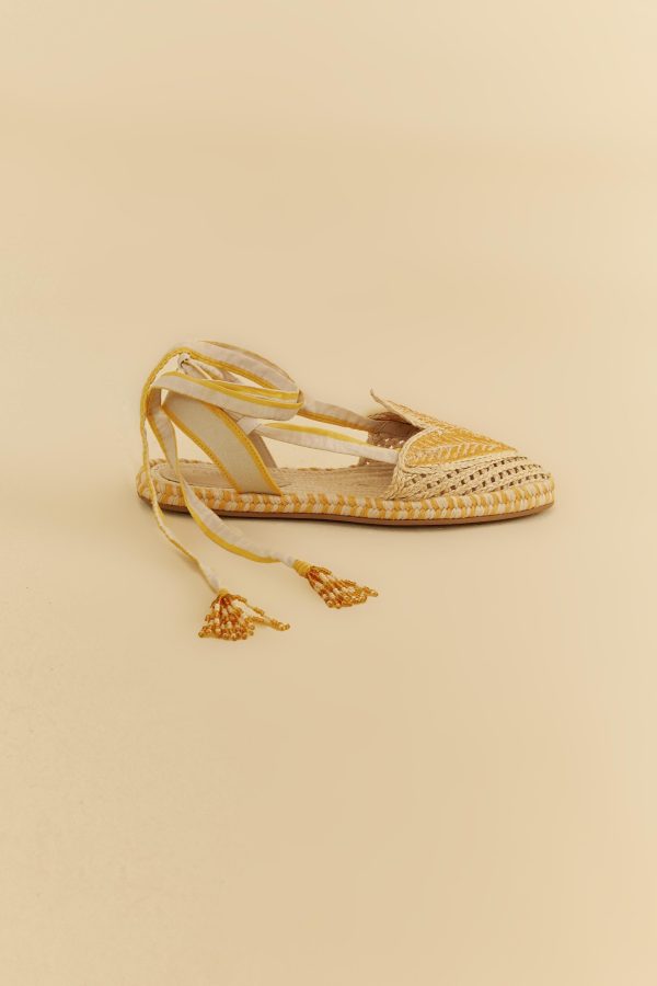 Sand Espadrille Flat - Image 3