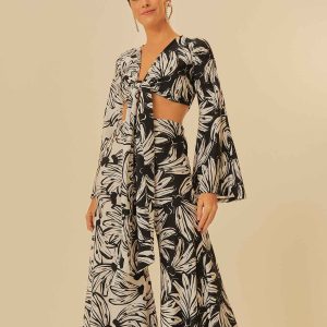 Calça Estampada Nesgas Banana