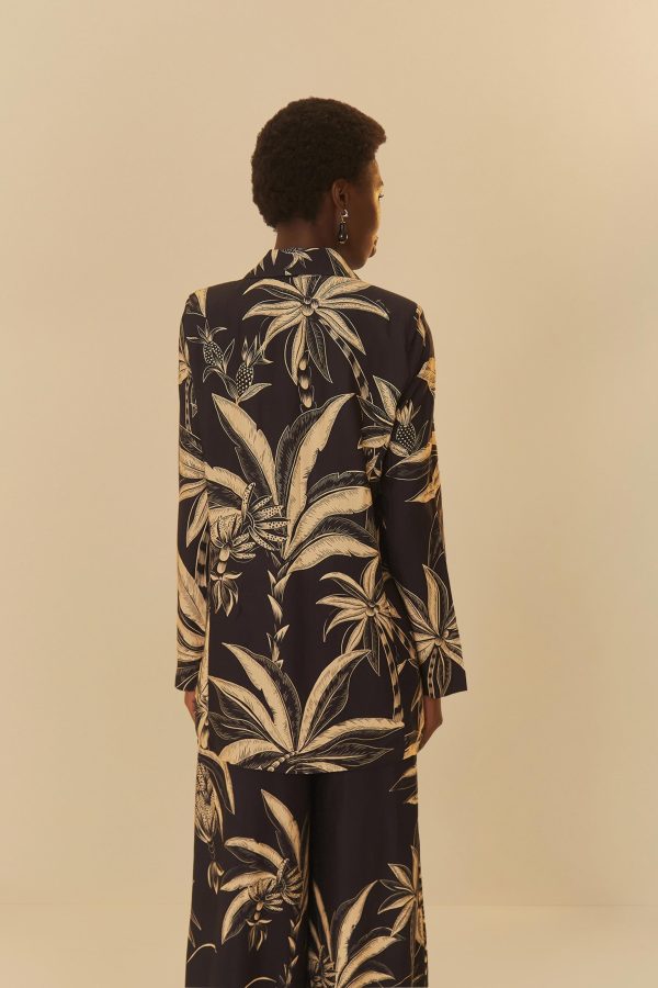 Blazer Oversized Estampado Floresta Praiana - Image 3