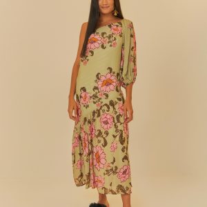 Vestido Longo Estampado Aurora Floral