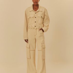 Calça Cargo Sarja Off