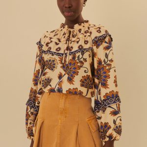 Blusa Bata Estampada Jasmin