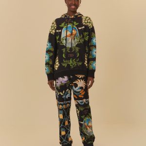 Calça Moletom Estampada Jardim Encantado