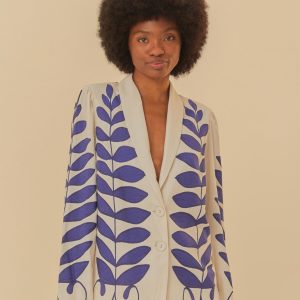 Blazer Estampado Samambaia