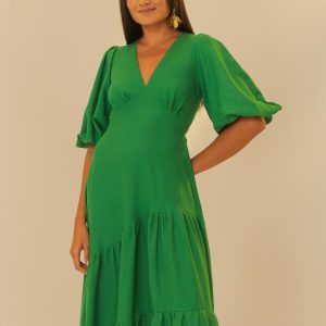 Vestido Mangas Marias