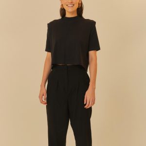 Calça Cenoura Detalhe Frente