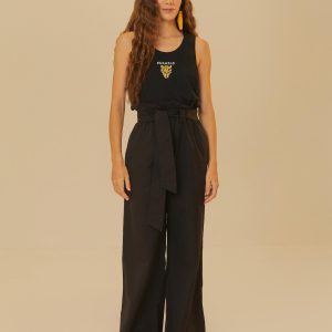 Calça Cós Faixa Reta