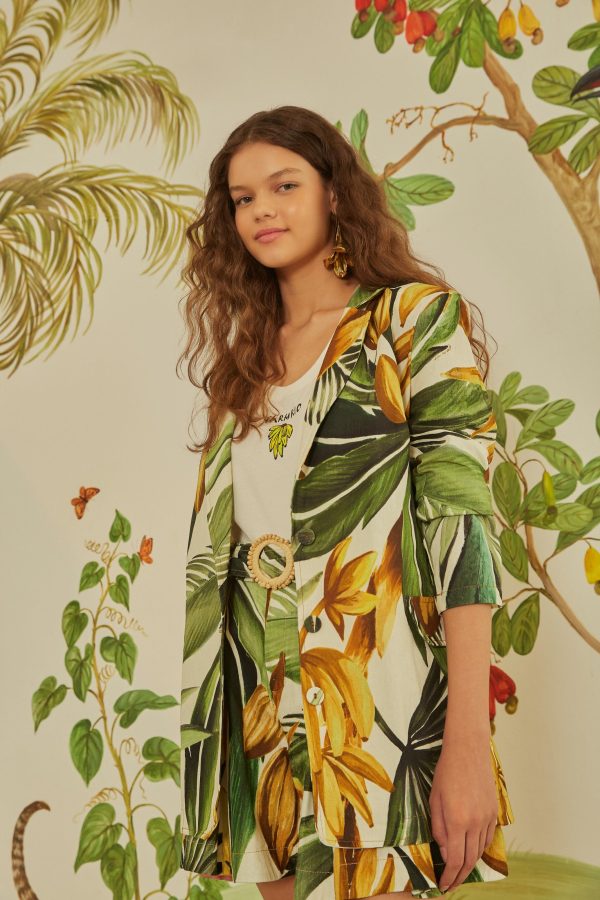 Blazer Estampado Bananarte