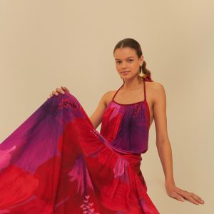 Vestido Cropped Estampado Thalía