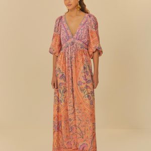 Vestido Estampado Inverno Místico
