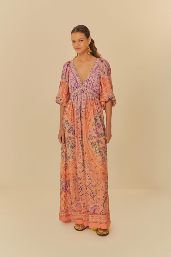 Vestido Estampado Inverno Místico
