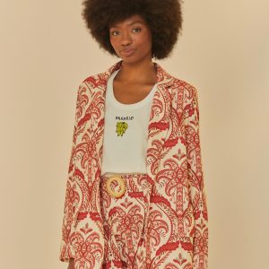 Short Estampado Camafeu Tropical