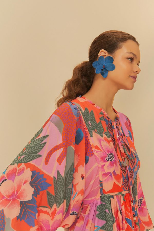 Vestido Curto Estampado Floresta Florida - Image 2