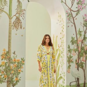 Vestido Cropped Estampado Sicília Lenço