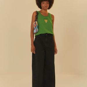 Calça Black Jeans Prega Lateral
