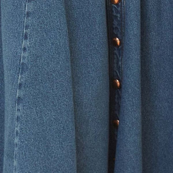 Saia Jeans Midi Godê - Image 3