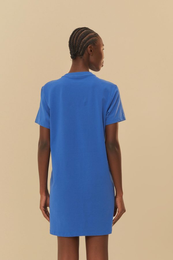 Vestido T-Shirt Adidas Breeze Azul - Image 3