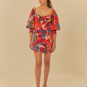 Vestido Curto Estampado Floral Erika