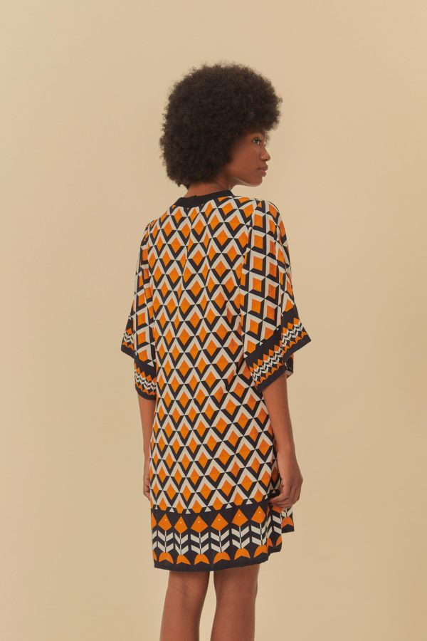 Vestido Curto Estampado Tambaqui - Image 3