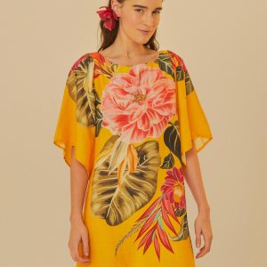 Vestido Curto Estampado Floral Solar