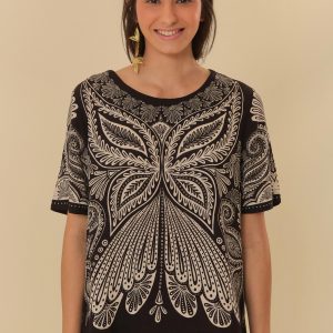 T-Shirt Estampada Papillon