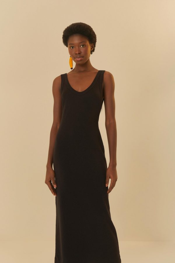 Vestido Decote Regata Rib - Image 2