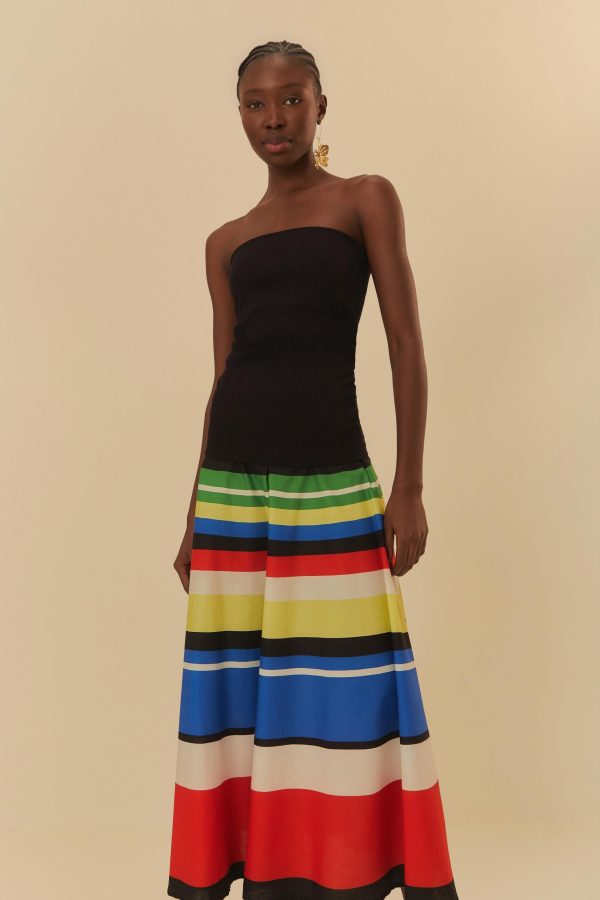 Saia Listra Estampada Tucanada - Image 3