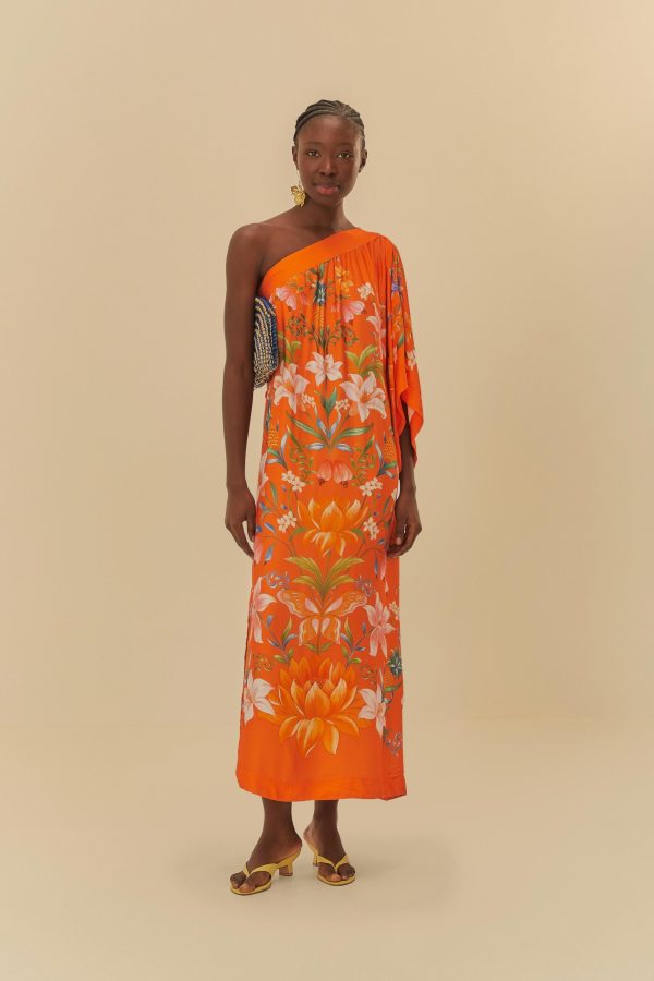 Vestido Longo Ombro Só Estampado Doce Natureza - Image 2