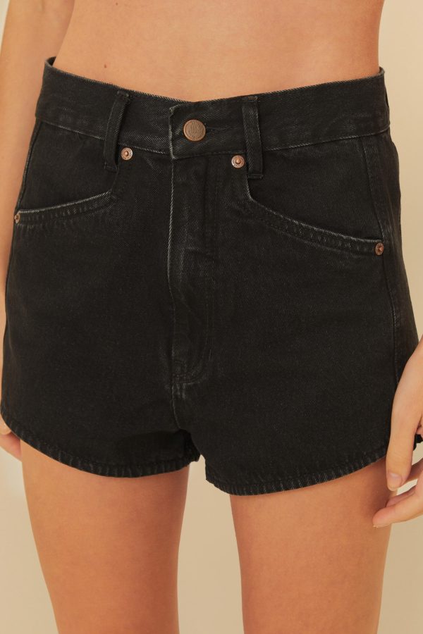 Short Black Jeans Taco Lateral - Image 2