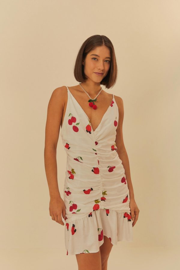 Vestido Curto Estampado Frutinha De Mesa