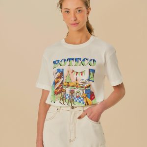 Short Sarja Bainha Dobrada Off