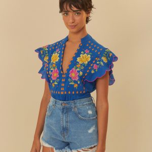 Short Jeans Curva Médio