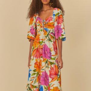 Vestido Longo Estampado Floral Maria
